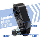 ZChiMiao 2-Pack RS390 6V High-Speed Mini DC Gear Motor, Black