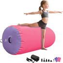 Inflatable Gymnastics Air Roller Tumbling Barrel with Electric PU
