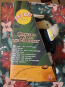 Gemmy 2003 J. Tee Dancing Hamster Football Figure