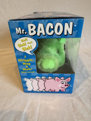 Westminster 1998 Animated Green Plush Pig Toy - Mr. Bacon with Sound