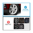 18-Inch Black Wheel Skins Set for 2019-2022 Chevy Blazer - 4-Pack