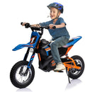 24V Electric Motocross Motorcycle for Kids with 250W Motor and 13.6MPH Speed