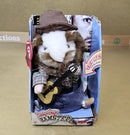 Animated Plush Red Dancing Hamster - Country Boy Edition 2003