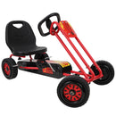 Rocket Pedal Go Kart with Ergonomic Seat Adjustment and Precision Handling, Red