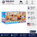 Ride-On Train Scoot with Storage and Bell for Indoor and Outdoor Fun