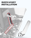 Chrome Finish Stainless Steel Shift Rod Assembly Kit