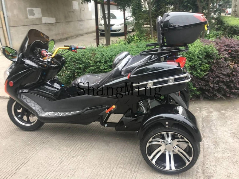 Electric Adult All-Terrain ATV Tricycle with Battery-Powered Pedal Motor