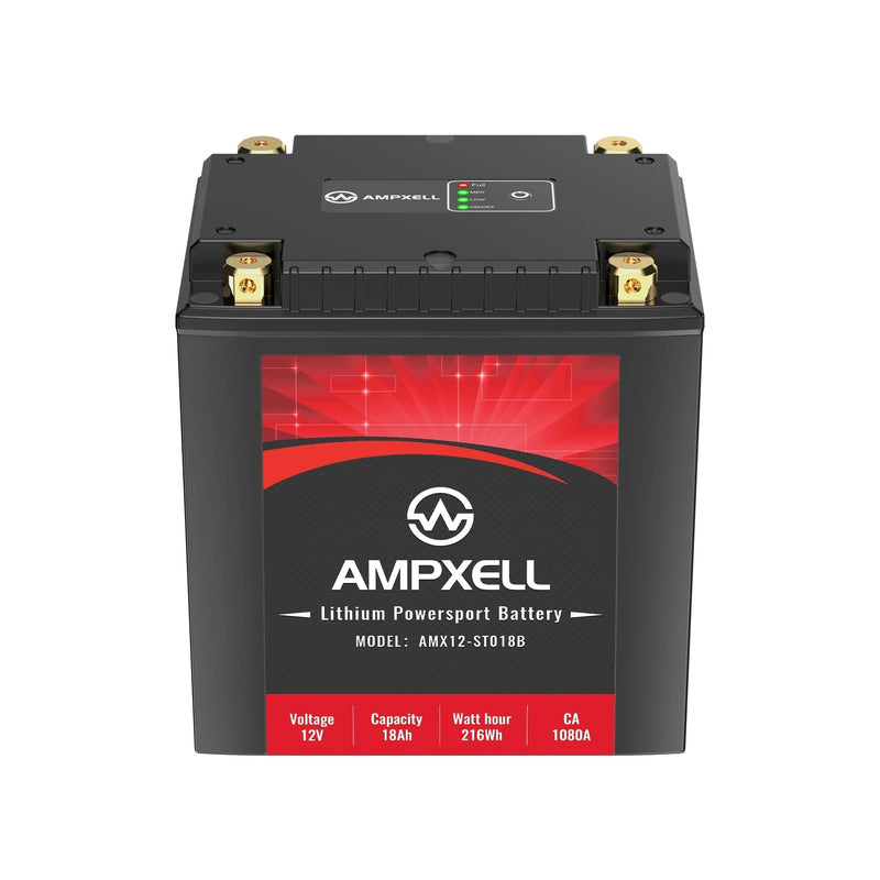 12V 18Ah Lithium Motorcycle Battery YTX30L-BS 1080A High Performance Replacement