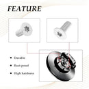 4-Pack Stainless Steel Brake Rotor Screw Replacement OEM