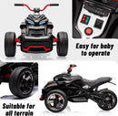 Children's 12V Electric 3-Wheel Truck with LED Lights and Music - 2 Speed Fun