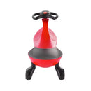 Zigzag Ride-On Car for Kids, No Batteries Needed, Suitable for Boys and Girls 3 Years and Older, Red