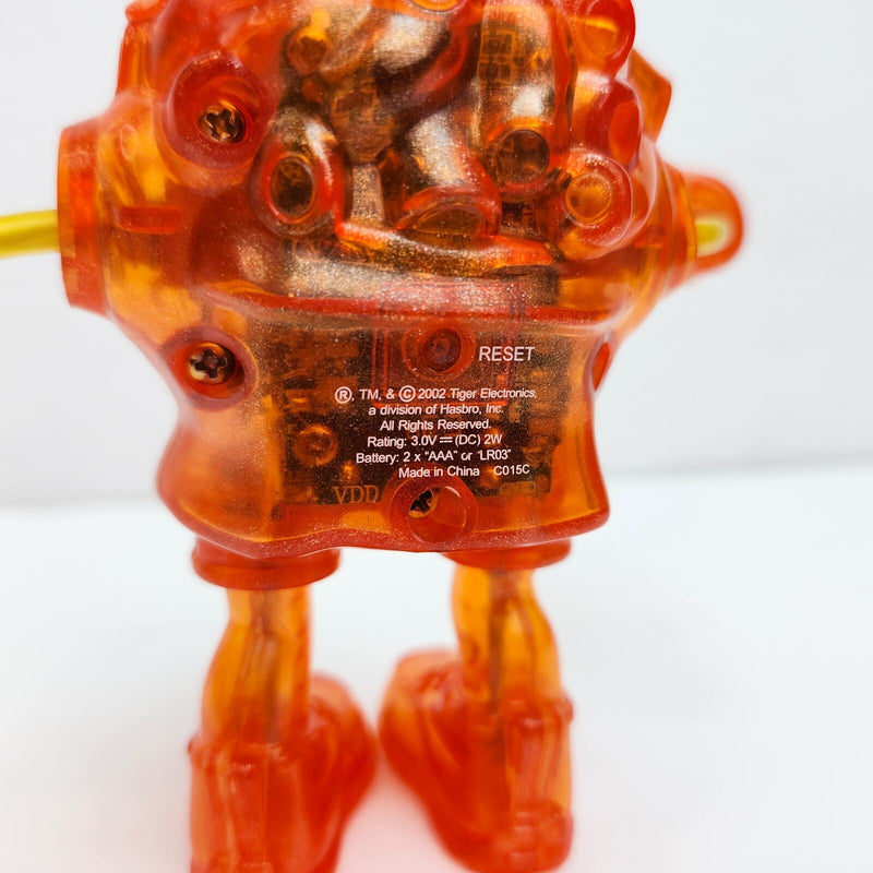 Vintage Orange Tiger Action Figure Toy with Working Features