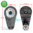 12V RS550 High-Speed Motor Gearbox for Kids Ride-On Toy Car Enhancement