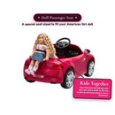 12V Pink Sports Car Ride-On with Doll Seat by American Girl