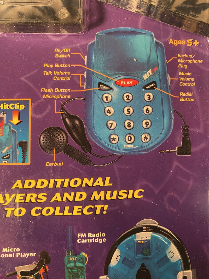 Y2K Micro Music Telephone Player Backstreet Boys The Call 2001 Tiger Vintage Toy