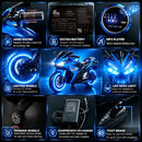 12V Electric Ride-On Motorcycle for Boys and Girls Aged 3-6