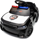 Dodge Police Electric Ride-On Car for Toddlers 1-3 with Lights and Horn