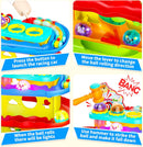 Dual-Function Glow-In-The-Dark Ball and Race Car Ramp Toy for Toddlers