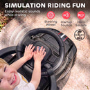 Qaba 3-in-1 Ford Shelby Black Push and Slide Car