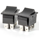 Set of 2 Foot Pedal Switches with 6 Pins for 6V, 12V, and 24V Ride-On Toy Vehicles