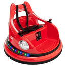 Toddler Bumper Car with Parent Remote Control, 12V Battery Powered, Red