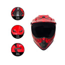 KRN Youth Kids Off-Road ATV Helmet - DOT Certified for Motorcycle and Motocross Adventures