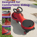 Pedal-Free Wiggle Car for Kids - Safe Riding Fun Indoors and Outdoors