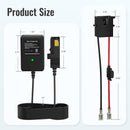 12V Power Wheel Charger with 12 AWG Wire Harness for Electric Ride-On Toys
