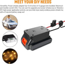 20V Battery Performance Adapter for Power Wheels with Safety Switch and Fuse