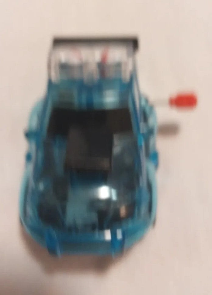 Transparent Wind-Up Police Toy Car