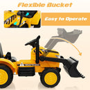 Kids' 12V Electric Excavator Ride-On Vehicle with Remote Control