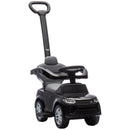 Dual Function Ride-On Push Car, Official Land Rover Discovery, Black