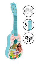Disney Moana My First Guitar for Kids, 6 Nylon Strings, 53 cm / 21