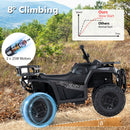 24V Electric ATV Ride-On Toy for Kids with Spring Suspension and LED Lights