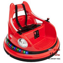 Toddler Bumper Car with Parent Remote Control, 12V Battery Powered, Red
