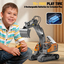SJYN 13-Inch Remote Control Excavator Toy