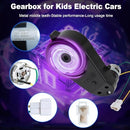 Set of 2 High-Speed 24V RS555 40000RPM Electric Motor Gearboxes for Ride-On Vehicles