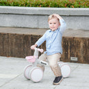 Pink No-Pedal Balance Bike for Toddlers Aged 1-3, with Adjustable Seat and Silent Wheels