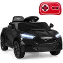 Licensed Ford Mach E 12V Ride-On Car for Kids with Parental Control and Horn - Black