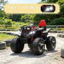 12V Red Children's ATV Ride-On with Music and Headlights