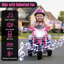 Mini Electric Motorcycle for Kids with LED Lights and 6V Battery Power