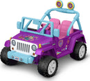 JoJo Siwa 12V Battery-Powered Jeep Wrangler Ride-on for Kids