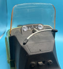 Vintage Normatt Battery Operated John Deere Sled Snowmobile *Read