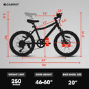 20-Inch 7-Speed Kids’ Mountain Bike for Boys and Girls Ages 7-12 Magic Cars 7