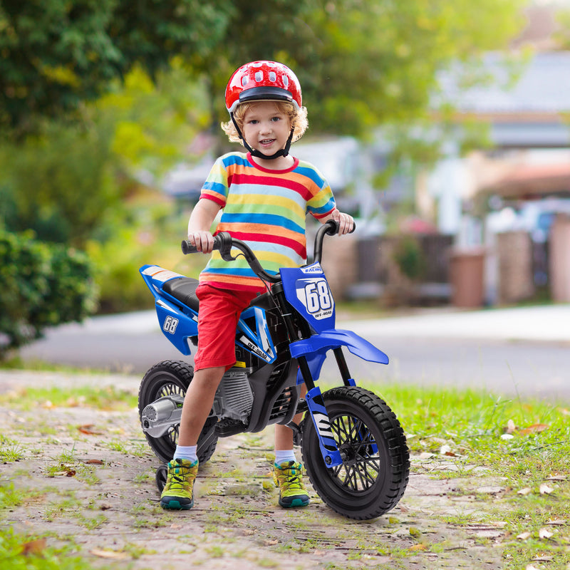 12V Kids Motorcycle with Twist Grip Throttle and Rear Suspension