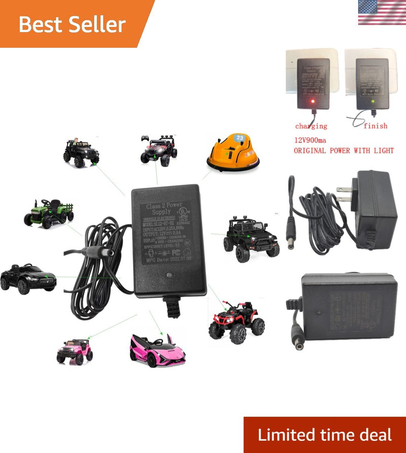 12V Ride-On Car Adapter UL Listed with Multiple Safety Protections Magic Cars Variant 0