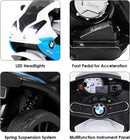 BMW Kids Electric Ride-On Motorcycle with Lights and Music for Toddlers Magic Cars 7