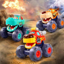 Pull-Back Monster Trucks for Toddlers (Ages 1-3) – Durable Educational Toy Magic Cars 3
