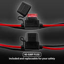 SafeAMP Wire Harness Compatible with 12-Volt Ride-On Vehicle Red 2-Pin Connector Magic Cars 3