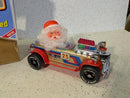 SANTA CLAUS TIN MUSICAL CAR BATTERY-POWERED TOY Magic Cars 3